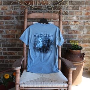 NWOT Country True Outfitters - That Dog'll Hunt Short Sleeve T-shirt Blue